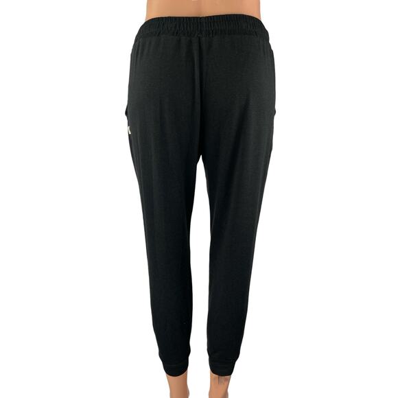 Vouri Women's Black High Waist Drawstring Performance Activewear Jogger Pants S - Picture 2 of 4